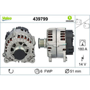 Valeo Car Alternator 12V 439799