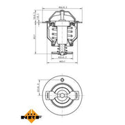 NRF Thermostat,Coolant 725119