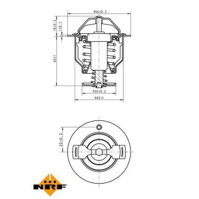 NRF Thermostat,Coolant 725119