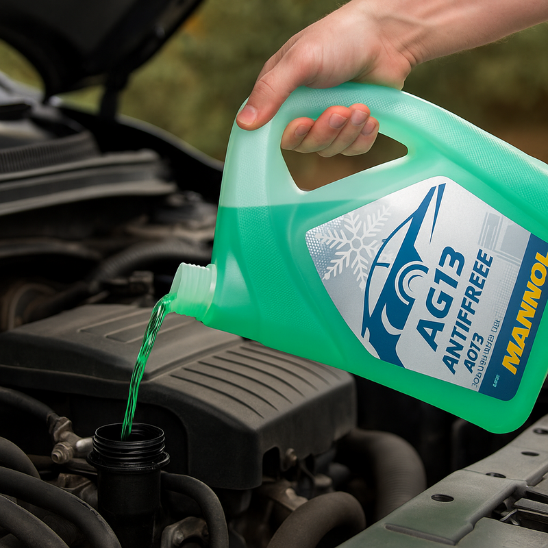 Mannol AG13 Green Antifreeze Coolant Ready To Use -40 Longlife High Specs
