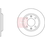 Apec 2 x Solid Rear Brake Discs DSK205