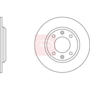Apec 2 x Solid Rear Brake Discs DSK205