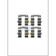 NAPA Brake Pad Accessory Fitting Kit Rear NFK1098