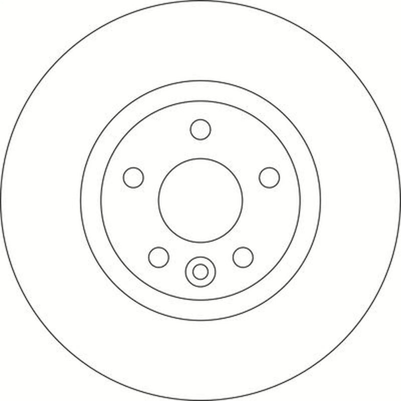 Abtex 2 x Vented Rear Brake Discs BD1574V