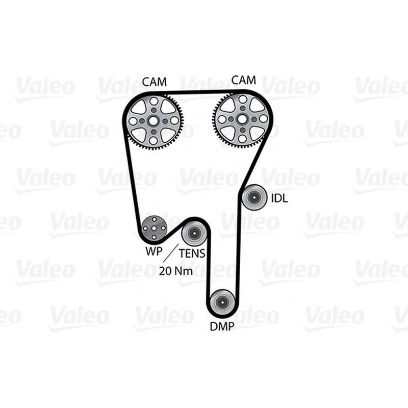 Valeo Timing Belt & Water Pump Kit 614646