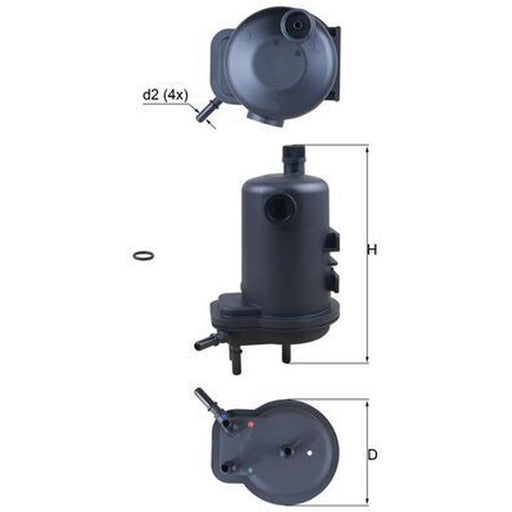 Mahle Fuel Filter Element KL 633D