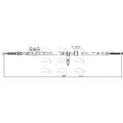 Apec Handbrake Cable Right Rear CAB1600
