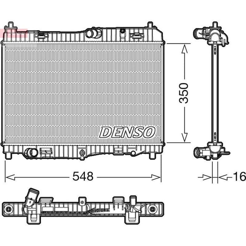 Denso Engine Radiator DRM10005