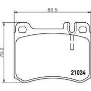 Mintex Front Brake Pad Set MDB1444
