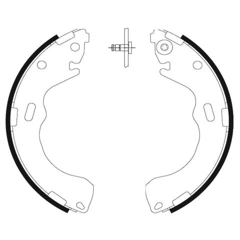 Textar Brake Shoe Set Axle Kit 91055500
