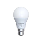 Link2Home Wi-Fi LED BC (B22) Opal GLS Dimmable Bulb, White + RGB 800 lm 9W