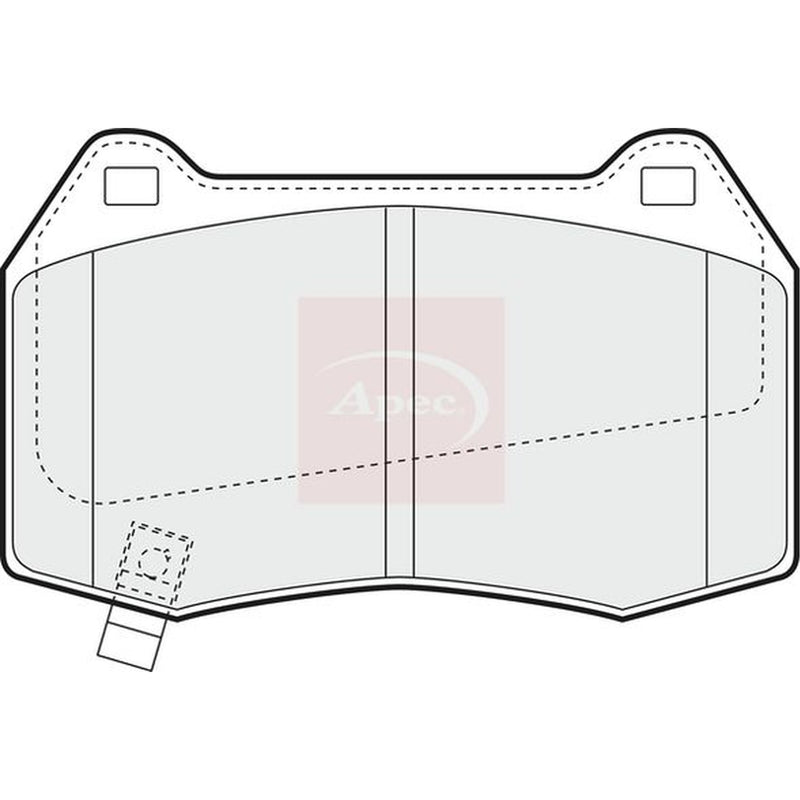 Apec Front Brake Pad Set PAD1368
