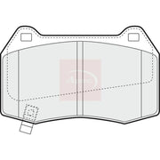 Apec Front Brake Pad Set PAD1368