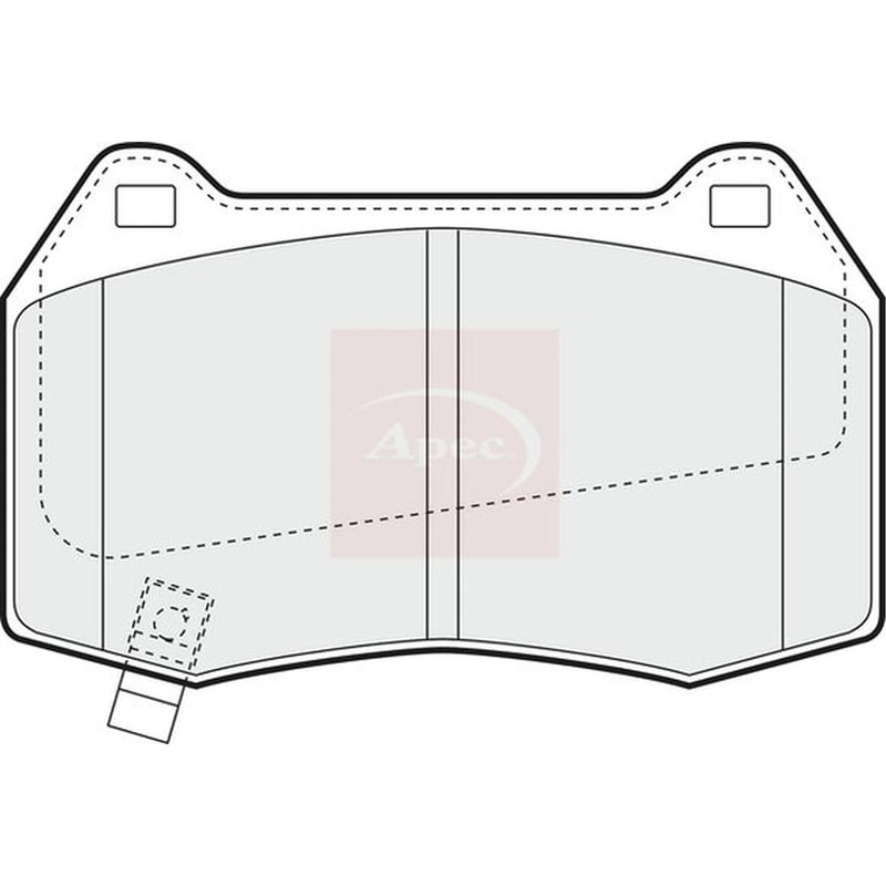Apec Front Brake Pad Set PAD1368