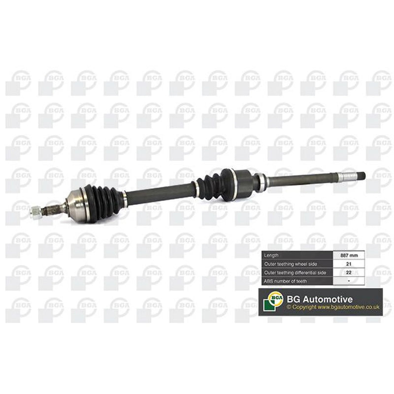 BGA CV Drive Shaft Driveshaft Front Right DS6714R