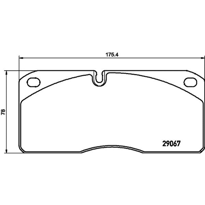 DON Front Brake Pad Set CVP019