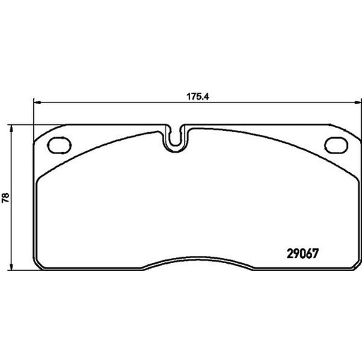 DON Front Brake Pad Set CVP019