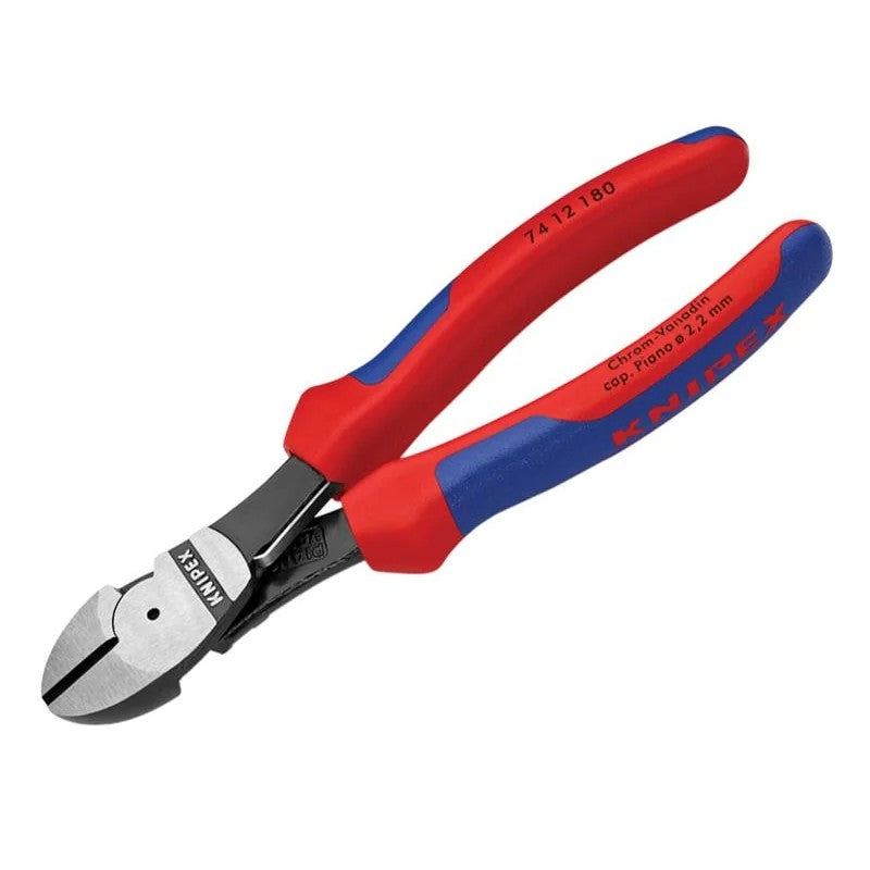 KNIPEX 74 12 180 High Leverage Diagonal Cutters Multi-Component