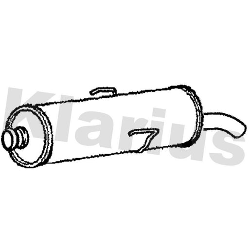 Klarius Box With Tail Pipe Rear PG210M
