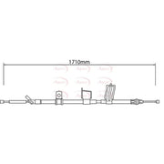 Apec Handbrake Cable Right Rear CAB1318