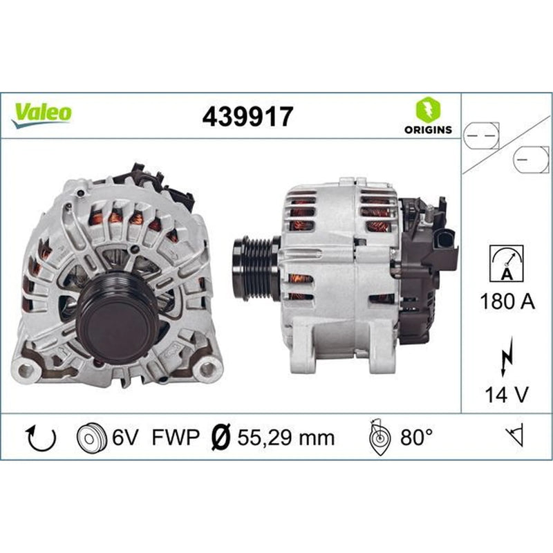 Valeo Car Alternator 12V 439917
