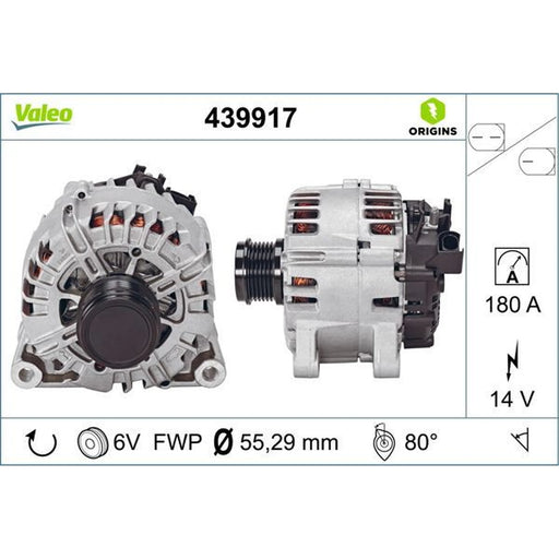 Valeo Car Alternator 12V 439917