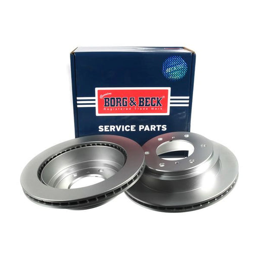 Borg & Beck 2 x Vented Rear Brake Discs BBD4480