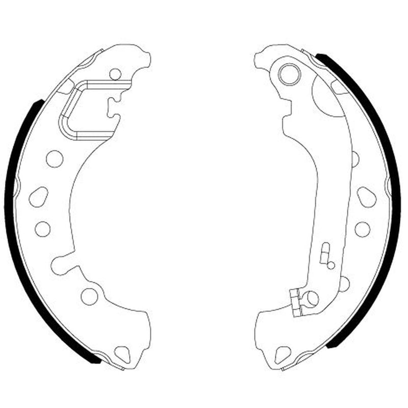 Mintex Brake Shoe Set Axle Kit MFR761