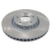 Febi 2 x Internally Vented Front Brake Discs 108489