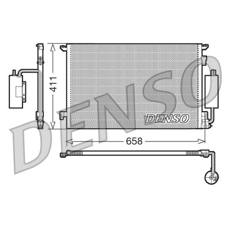 Denso Air Conditioning Condenser DCN20034