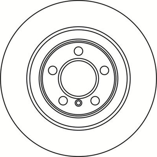 Abtex 2 x Front Brake Discs BD1763V