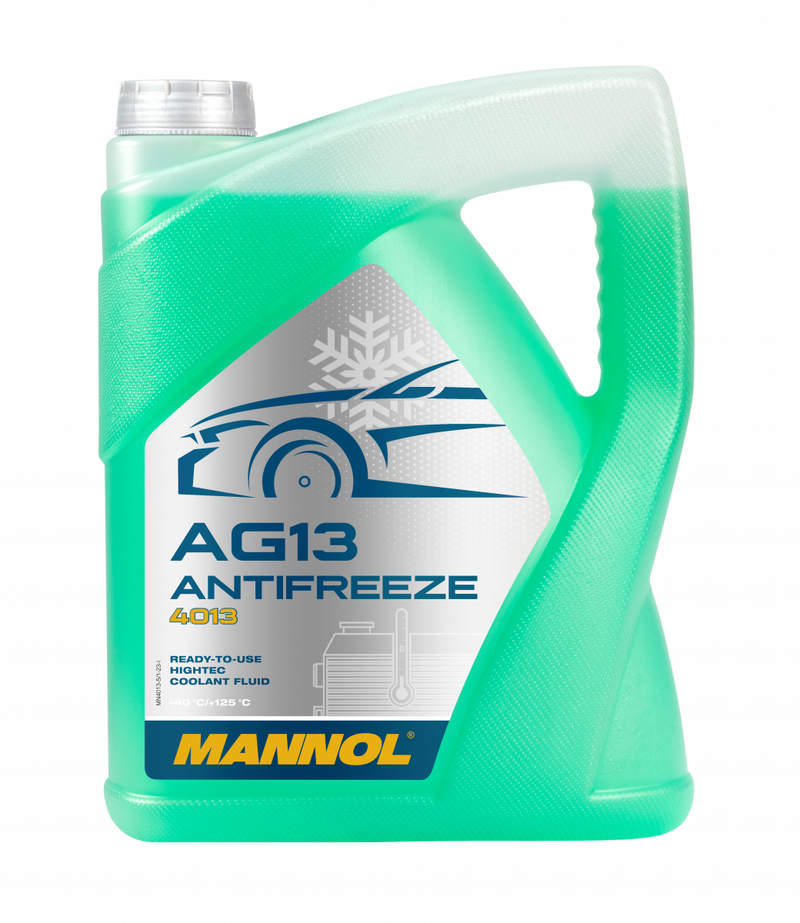 Mannol AG13 Green Antifreeze Coolant Ready To Use -40 Longlife High Specs