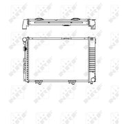 NRF Engine Radiator 58719
