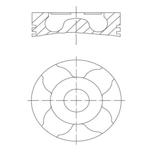 Mahle Piston Cylinder Bore = 128mm 229 54 20