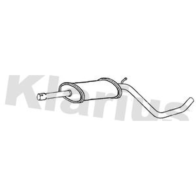 Klarius Box With Tail Pipe Rear DN951J
