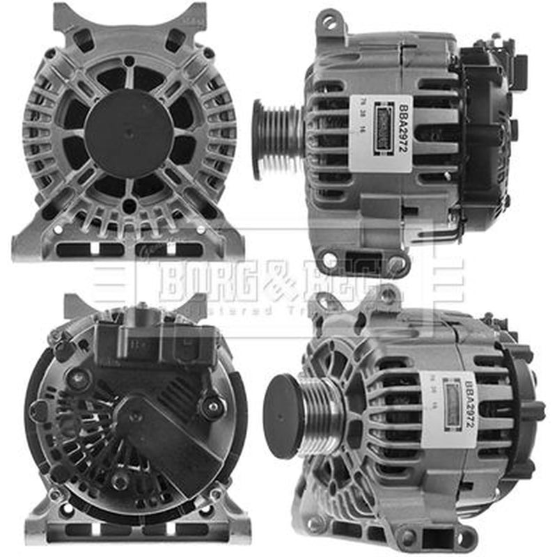 Borg & Beck Car Alternator 12V BBA2972