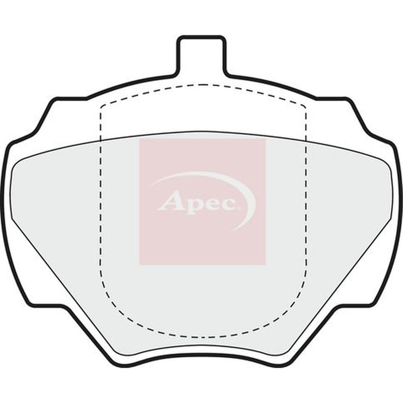 Apec Rear Brake Pad Set PAD706