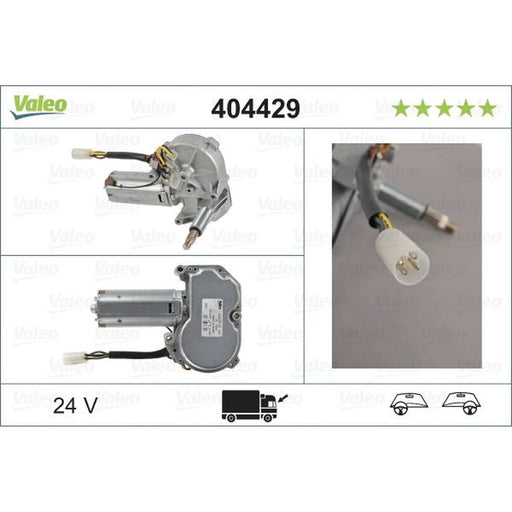 Valeo Front/Rear Wiper Motor Front 404429
