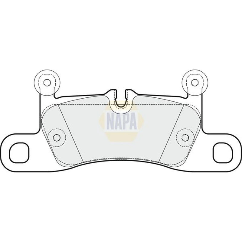 NAPA Rear Brake Pad Set NBP1537