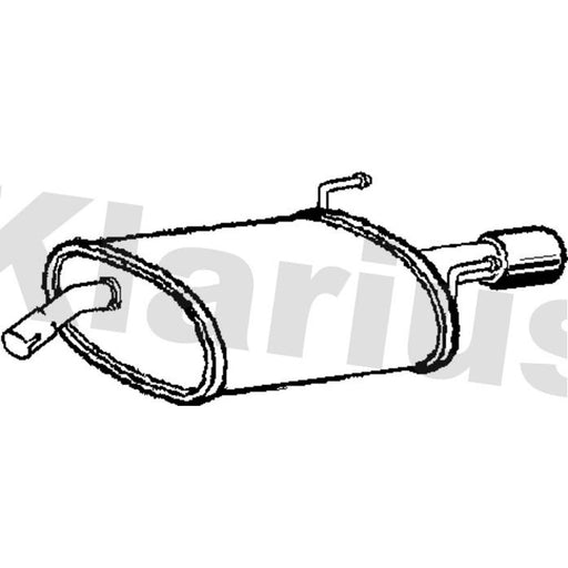 Klarius Box With Tail Pipe Rear GM588L