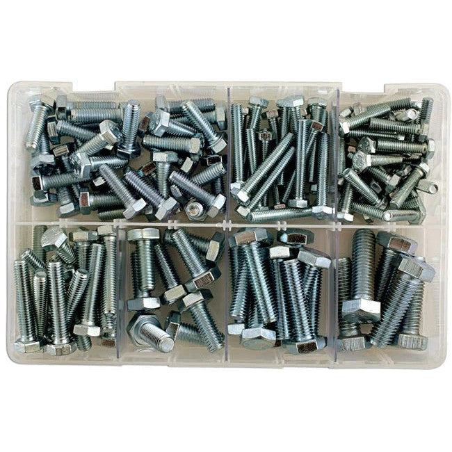 Connect Assorted Metric Bolts M6 to M12 Box 150pc - CPL