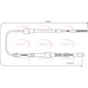 Apec Handbrake Cable Left Rear CAB1020