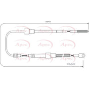 Apec Handbrake Cable Left Rear CAB1020