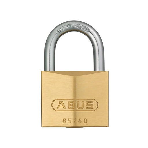 ABUS Mechanical 65/40mm Brass Padlock Keyed Alike 404 - 10003899-01