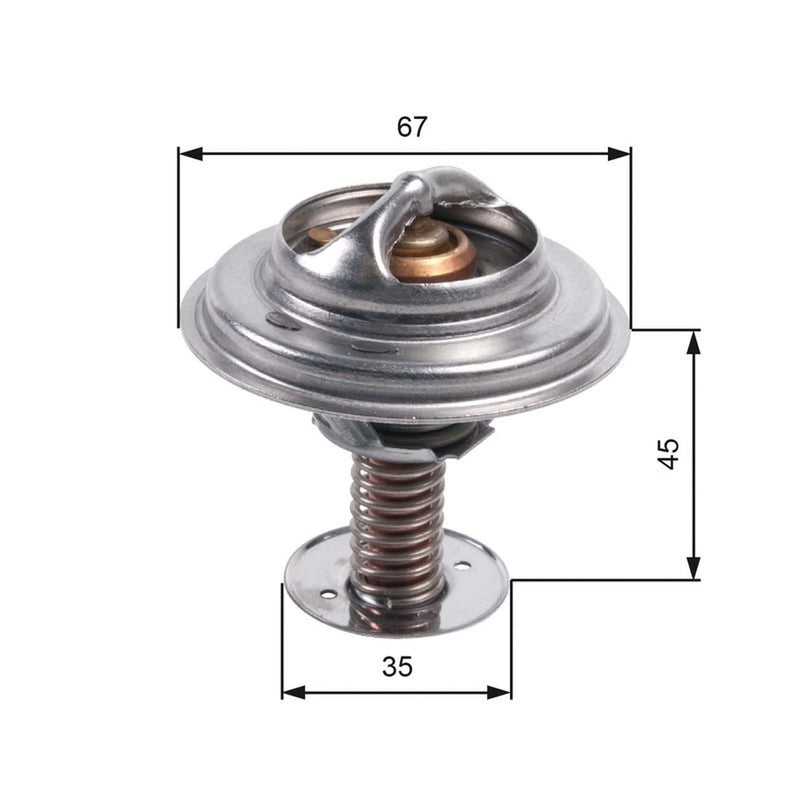 Gates Thermostat,Coolant TH45688G1