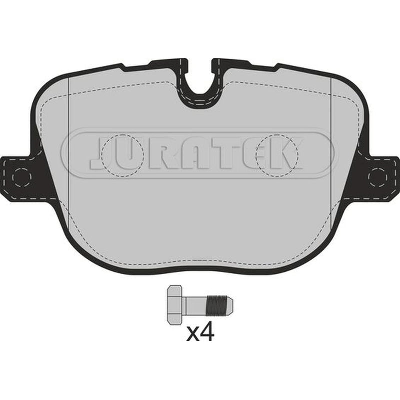 Juratek Rear Brake Pad Set JCP8307