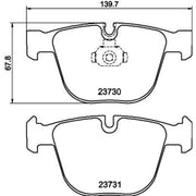 DON Rear Brake Pad Set PCP1242