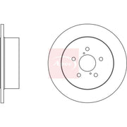 Apec 2 x Solid Rear Brake Discs DSK2698