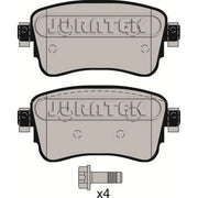 Juratek Rear Brake Pad Set JCP8175