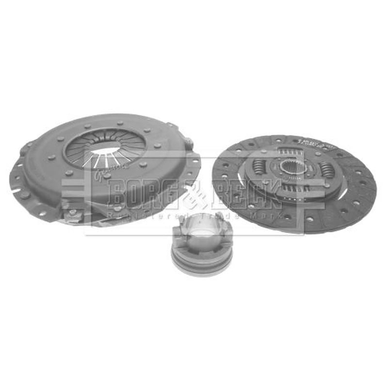 Borg & Beck Clutch Kit Set 3pc 215mm HK6345